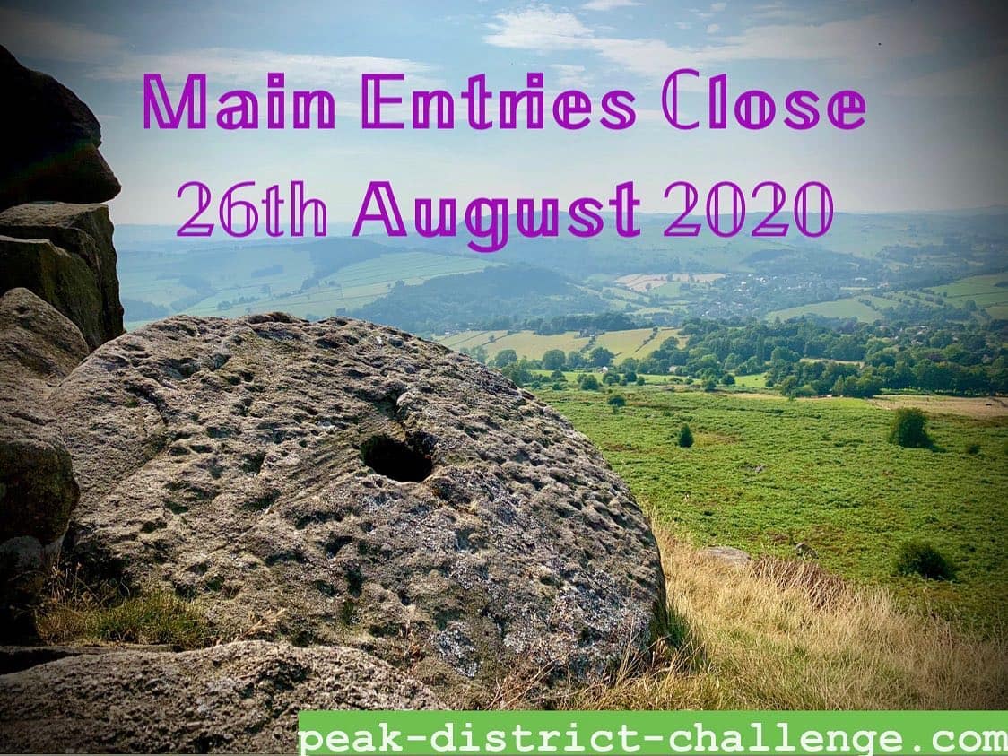 Main entries close TODAY for The Peak District Challenge 2020, which is going ahead on 18-19 Sept...