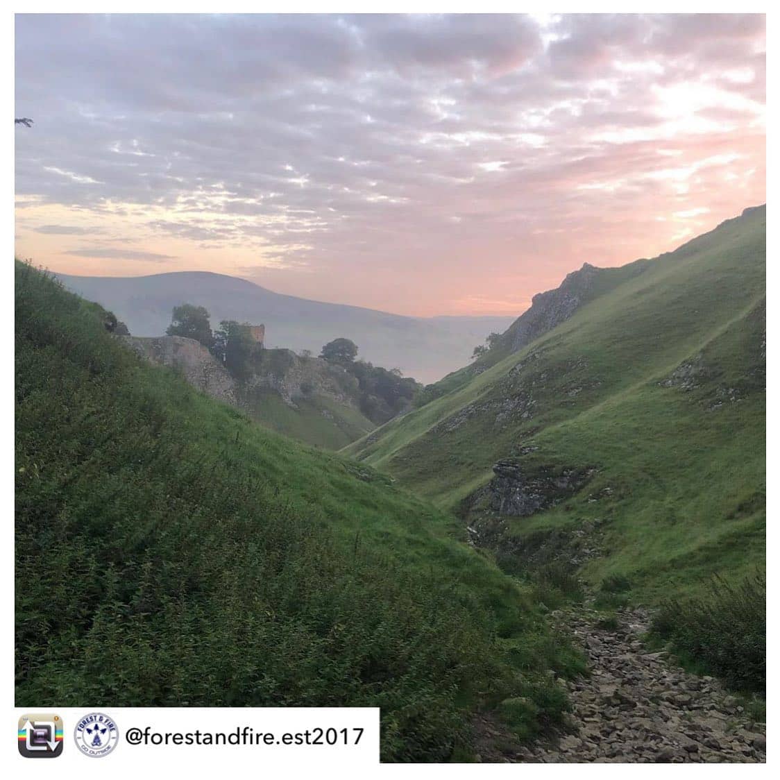 Repost from @forestandfire.est2017- beautiful views of the sunrise on our 75km Challenge, how was...
