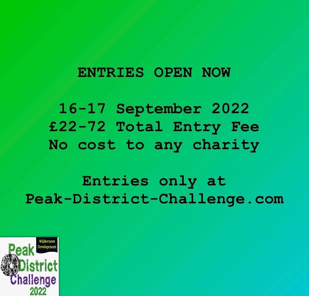 Peak-District-Challenge.com registrations are open with total entry fees of £22-72. 

Book with W...
