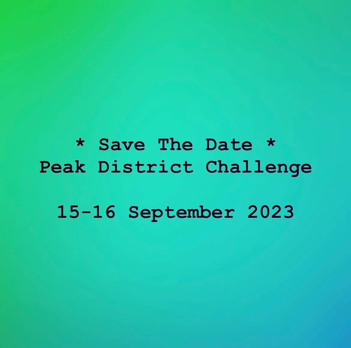 Peak District Challenge 2023 is taking place on 15-16 September! Sign up to our mailing list to b...