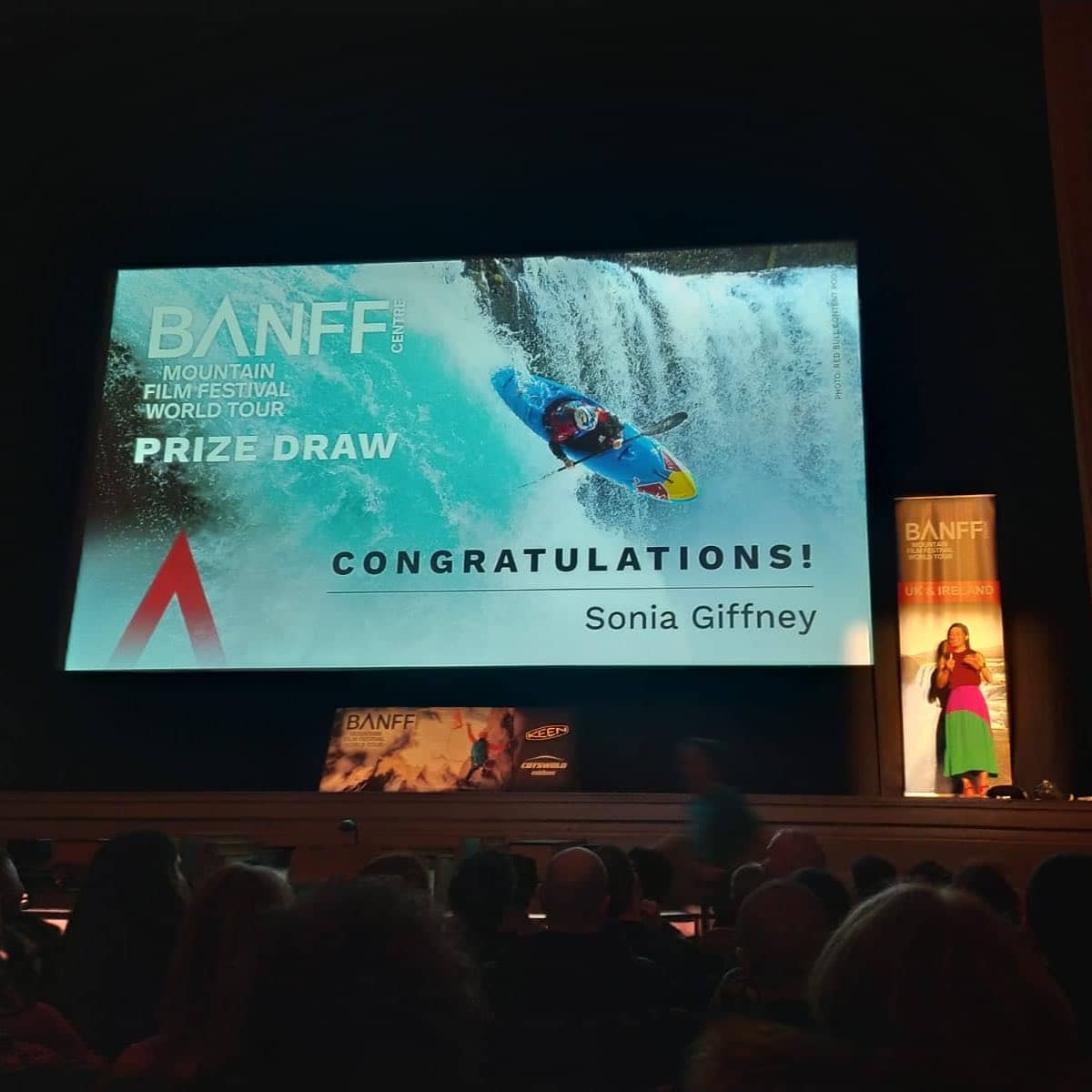 Congratulations Sonia Giffney who won a Peak District Challenge entry at the Banff Film Festival ...