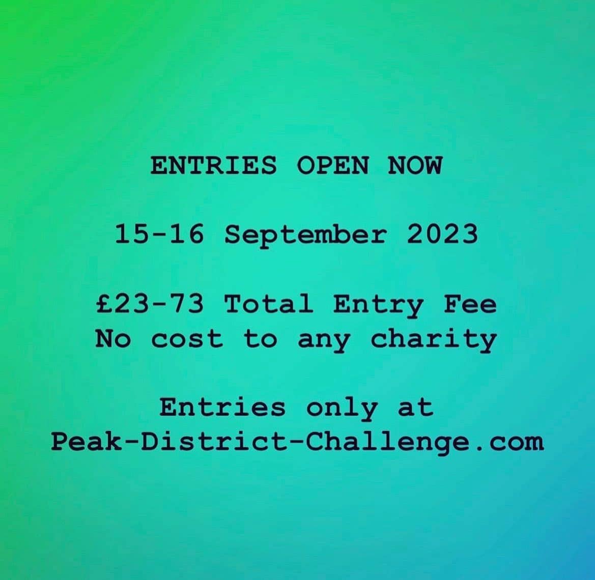 Peak-District-Challenge.com registrations are open with total entry fees of just £23-73!

Beat yo...