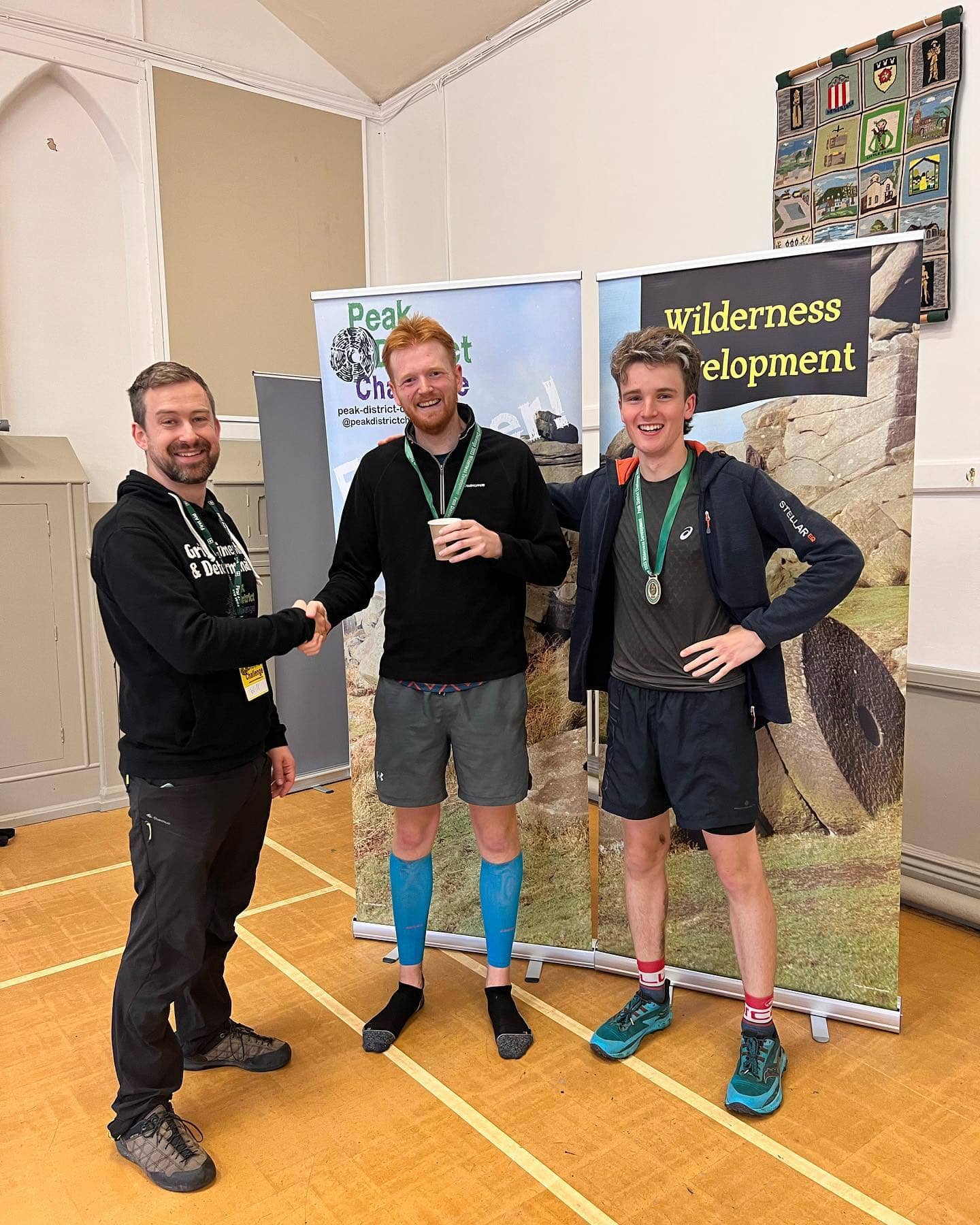 Thomas Brownsort and Samuel Pugh completed and won the 75km Silver Challenge in 11 hrs, 56 mins a...